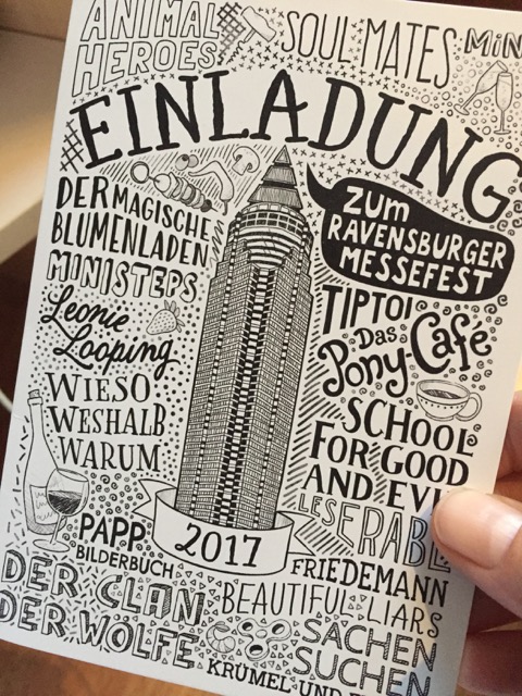 Frankfurter Buchmesse 2017 - Einladung zur Messeparty "Ravensburger Messefest"